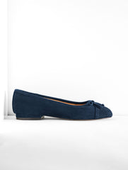 INDIGO MADISON RHINESTONE SUEDE BALLET FLATS | Talbots on sale