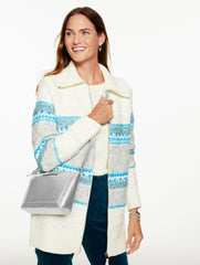 SILVER DARCY METALLIC PEBBLE LEATHER CROSSBODY BAG - METALLIC | Talbots near me