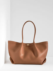 JASPER KATHARINE PEBBLE LEATHER TOTE | Talbots on sale