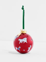 RED POP MULTI CHRISTMAS DOG ORNAMENT | Talbots outlet
