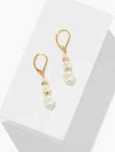 IVORY PEARL/GOLD PEARL GARLAND DROP EARRINGS | Talbots for sale