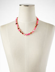 VALIANT POPPY MULTI/GOLD ECLECTIC CRYSTAL NECKLACE | Talbots sale