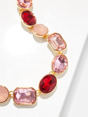 PINK CHAMPAGNE MULTI/GOLD SINCERE SHIMMER NECKLACE | Talbots online