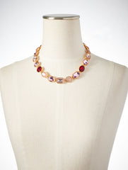 PINK CHAMPAGNE MULTI/GOLD SINCERE SHIMMER NECKLACE | Talbots online
