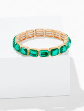 RED POP/GOLD CHROMATIC STRETCH BRACELET | Talbots on sale