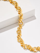 GOLD TRI LINKS NECKLACE | Talbots online