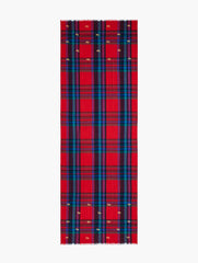 RED POP MULTI WISHFUL PLAID OBLONG SCARF | Talbots online