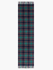 INDIGO MULTI CASHMERE WATERWEAVE SCARF - MIDNIGHT PLAID | Talbots near me