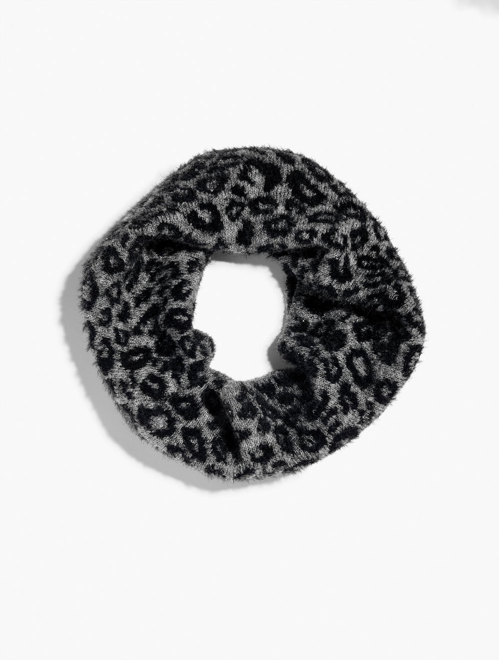 SHADOW HEATHER MULTI SNOW LEOPARD SNOOD | Talbots outlet