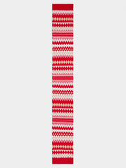 RED POP MULTI TWILIGHT FAIR ISLE SCARF | Talbots discount