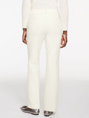 IVORY FLARE LEG TAILORED STRETCH PANTS | Talbots US