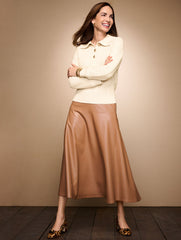 IVORY|LAKESIDE BLUE HEATHER|LAZULITE HEATHER|SESAME HEATHER JOHNNY COLLAR PULLOVER | Talbots near me