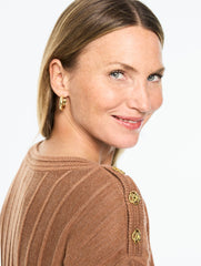 JASPER HEATHER RADIATING RIB BOATNECK SWEATER | Talbots for sale