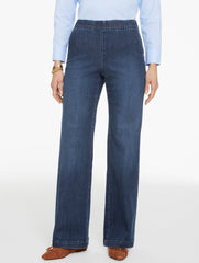 PIKE WASH TROUSER PULL-ON TRAVEL JEANS - PIKE WASH | Talbots sale