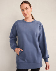 NIGHTENGALE|NORTH SEA|SALTY GREEN CLOUD FLEECE CREWNECK SWEATSHIRT | Talbots near me