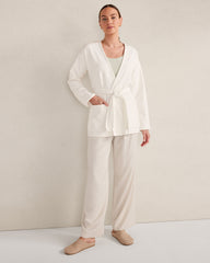 IVORY SOFT-BRUSHED FLEECE WRAP | Talbots discount
