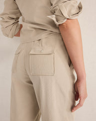 LIGHT ASH COTTON CORDED JOGGER | Talbots on sale