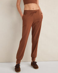 BLACK|BURNT SPICE|NORTH SEA BALANCE DRAWSTRING JOGGERS | Talbots on sale