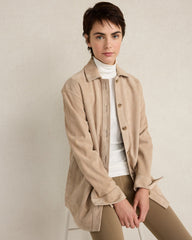MESA SUEDE SHACKET | Talbots US