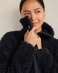 NIGHTFALL LONG SHERPA COAT | Talbots US