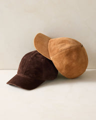 COFFEE BEAN|VACHETTA SUEDE BASEBALL CAP | Talbots discount