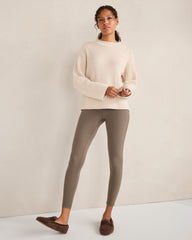 BURNT TOFFEE|PIGNOLI SHERPA AND LEATHER MOCCASINS | Talbots outlet