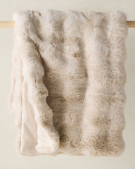 CREAM FAUX FUR PET THROW BLANKET | Talbots discount