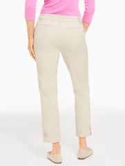 BLACK|INDIGO|OAT|WHITE HERITAGE TWILL PERFECT CROPS | Talbots discount