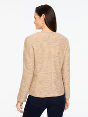 SESAME MULTI TWEED KNIT LADY JACKET | Talbots on sale