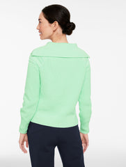 WILLOW GREEN COOLMAX® HALF-ZIP SWEATER | Talbots US