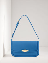 NAVY DUSK|RATTAN NAPPA SHOULDER BAG | Talbots near me