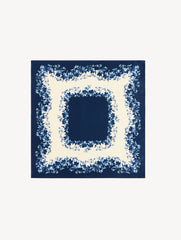 INDIA INK MULTI EXQUISITE BLOOMS NECKERCHIEF | Talbots on sale