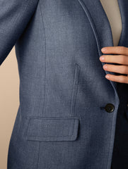 BLUE REFINED DENIM BLAZER | Talbots near me