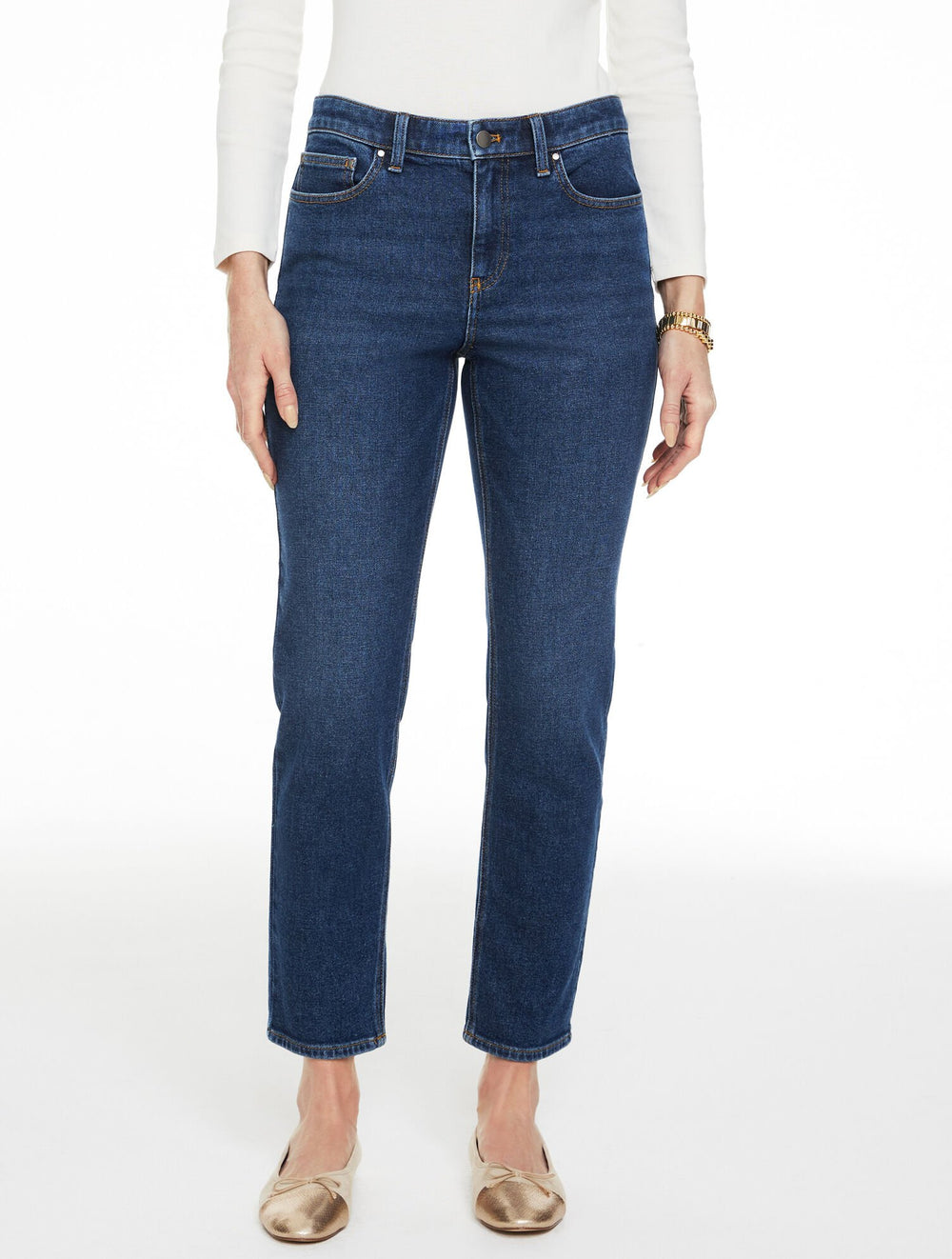LILIES WASH SLIM STRAIGHT ANKLE JEANS - LILIES WASH | Talbots online