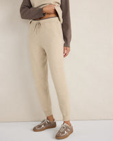 PURE TAUPE HTHR/BROWN VISCOSE BLEND JOGGER | Talbots near me
