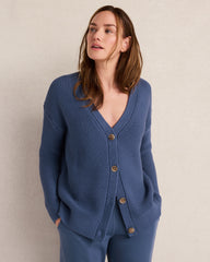 IVORY|NORTH SEA|PURE TAUPE ORGANIC COTTON LINK STITCH CARDIGAN | Talbots near me