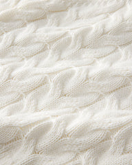 IVORY ORGANIC COTTON MOCK NECK SWEATER | Talbots on sale