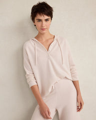 SOFT PEARL FEATHERWEIGHT CASHMERE HOODIE | Talbots discount