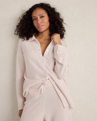 SOFT PEARL CASHMERE SHACKET | Talbots sale