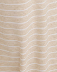 PURE TAUPE HTHR/WHITE CALM & COOL HEATHERED STRIPE PAJAMA PANTS | Talbots near me