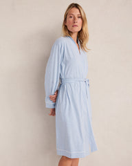 WAVE HTHR ORGANIC COTTON JERSEY ROBE | Talbots for sale