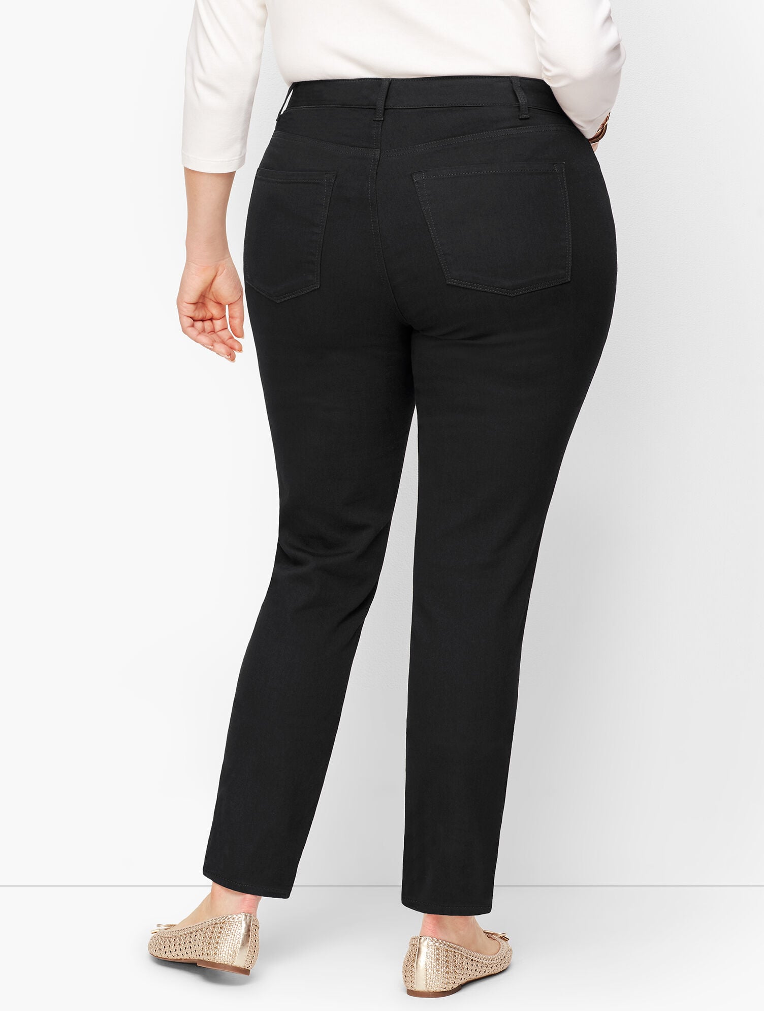BLACK JEGGINGS - BLACK - CURVY FIT | Talbots on sale