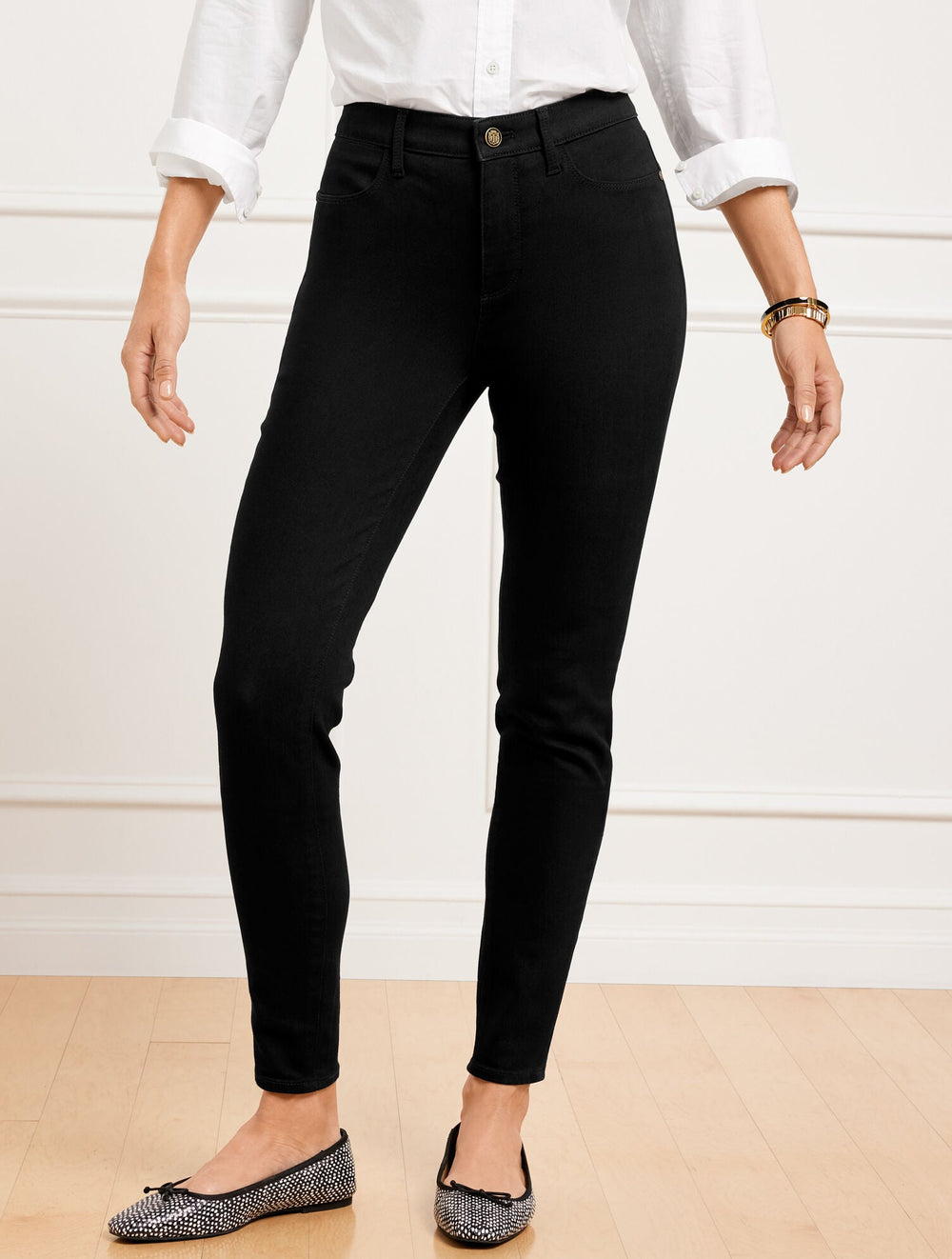 BLACK JEGGINGS - BLACK - CURVY FIT | Talbots on sale
