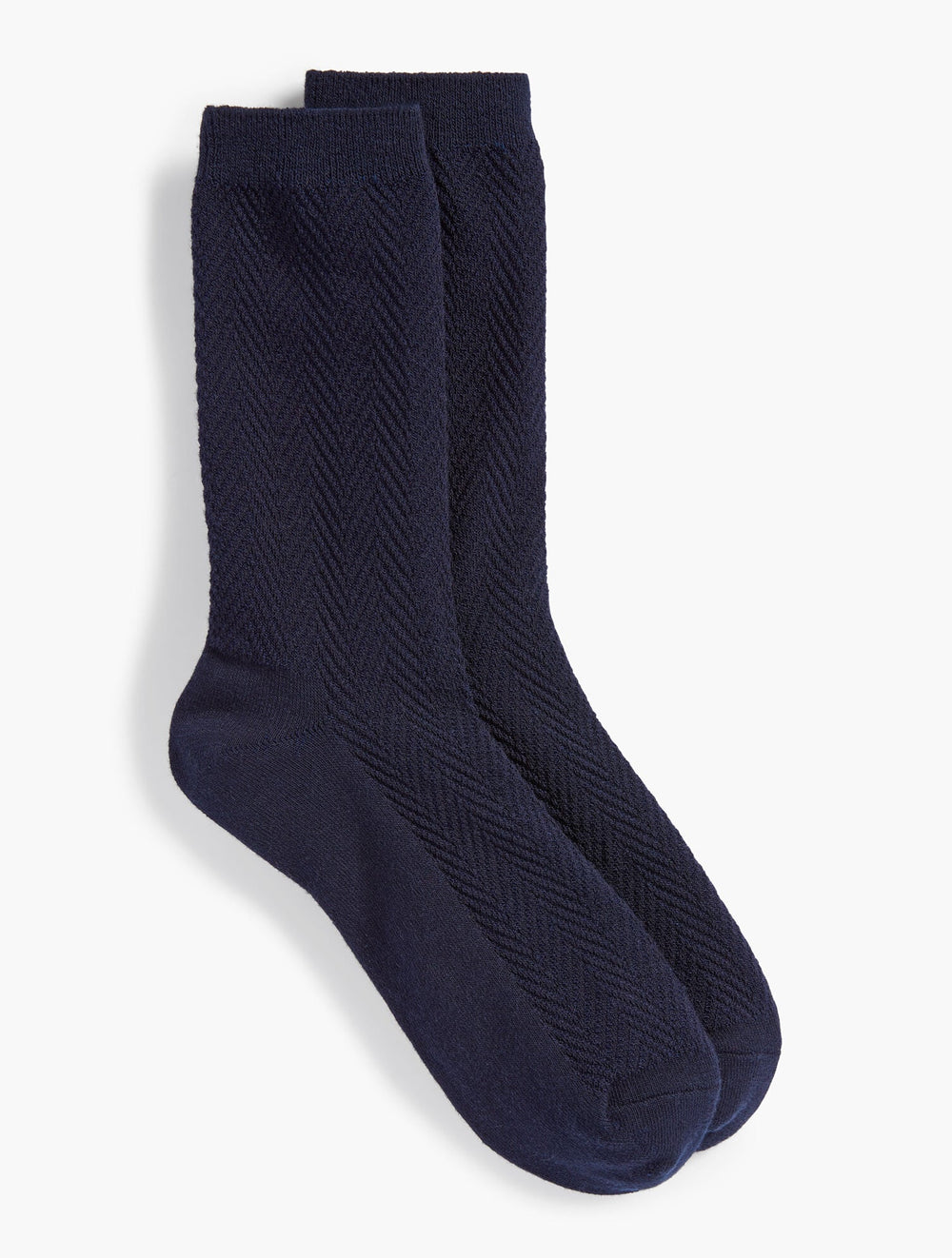 BLACK|MIST HEATHER|NAVY CHEVRON TROUSER SOCKS | Talbots sale