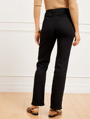 BLACK BARELY BOOT JEANS - BLACK | Talbots for sale