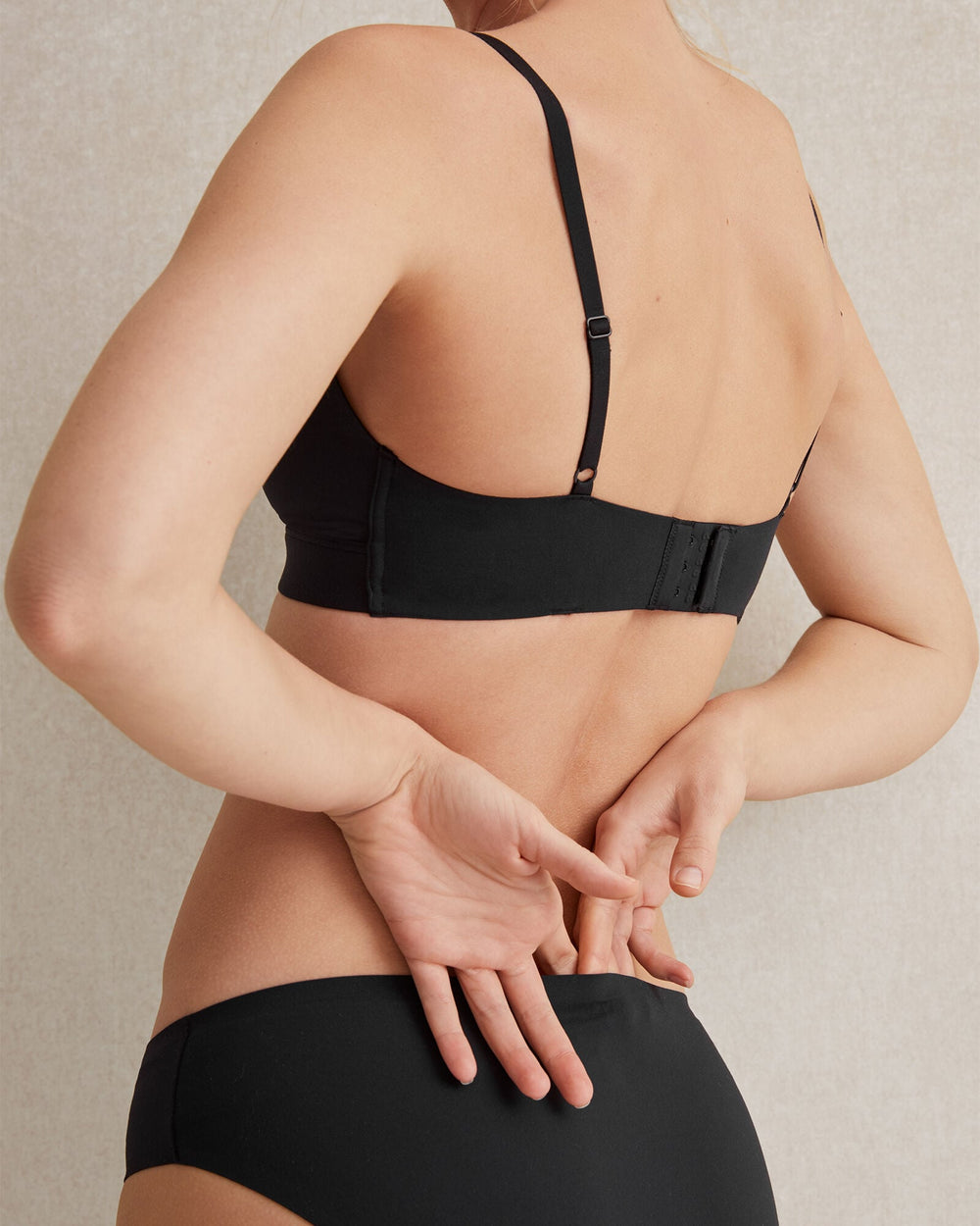 BLACK|BLUSH|SAND HARMONY TRIANGLE BRALETTE | Talbots US