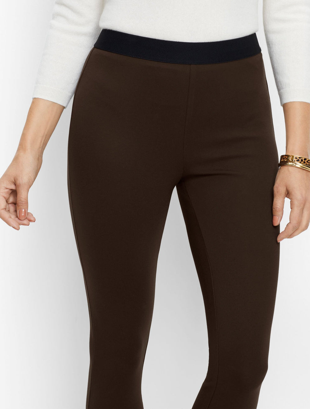 BLACK|INDIGO BLUE|SHADOW HEATHER TALBOTS SOHO LEGGINGS - SOLID | Talbots outlet