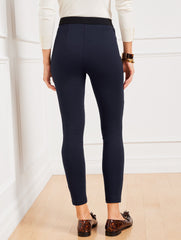 BLACK|INDIGO BLUE|SHADOW HEATHER TALBOTS SOHO LEGGINGS - SOLID | Talbots outlet