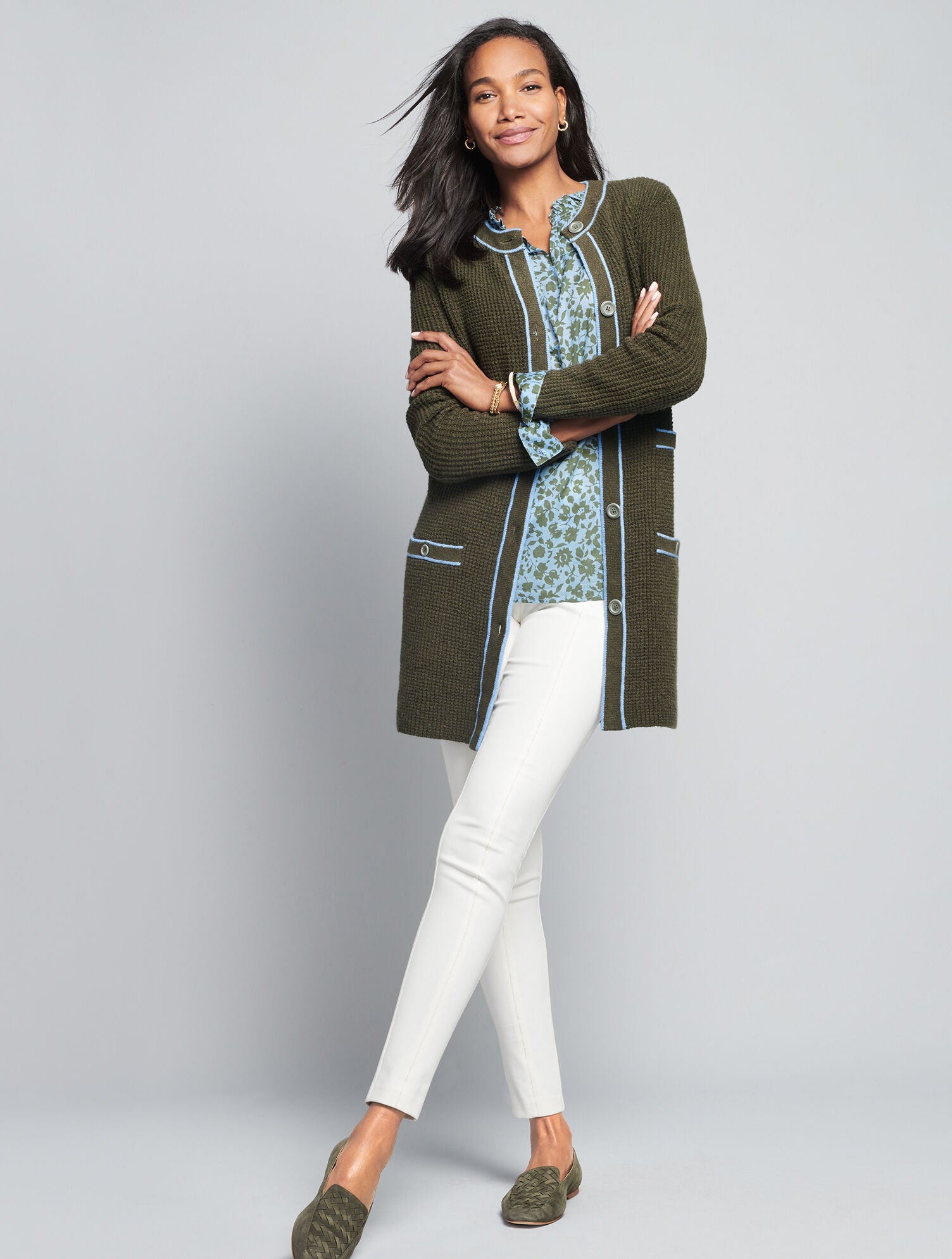 IVORY TALBOTS PORTLAND PANTS | Talbots online
