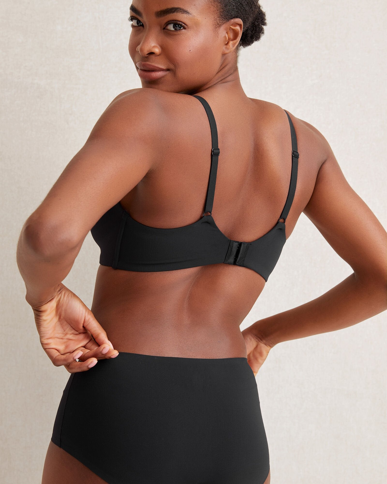 BLACK|BLUSH|SAND HARMONY LIGHTLY-LINED NO-WIRE T-SHIRT BRA | Talbots online